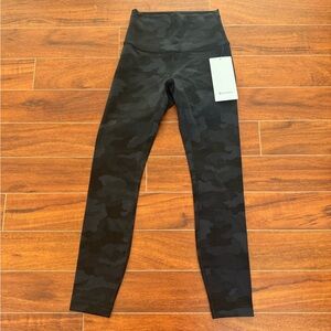 Lululemon Black Camo Leggings NWT
